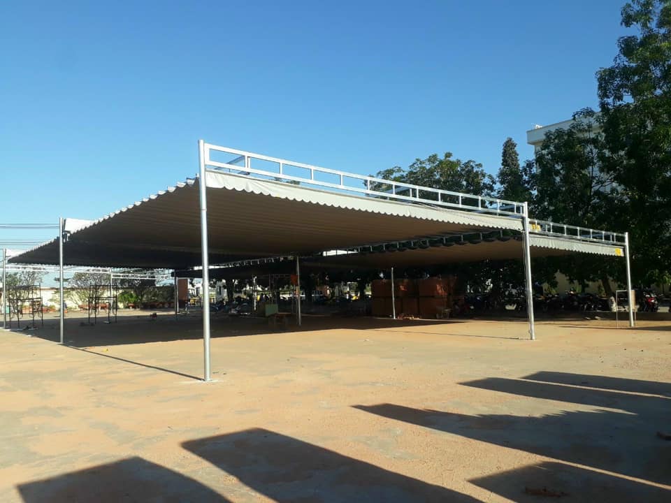 Mái Xếp Nhà Xe Nhà Bè - HCM - Ảnh 3