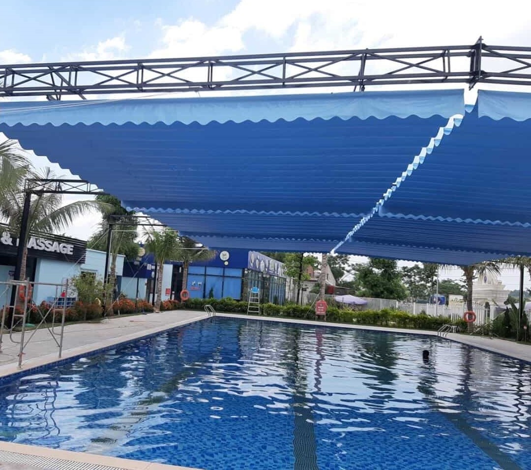 Mái Xếp Hồ Bơi Mái Xếp Hồ Bơi