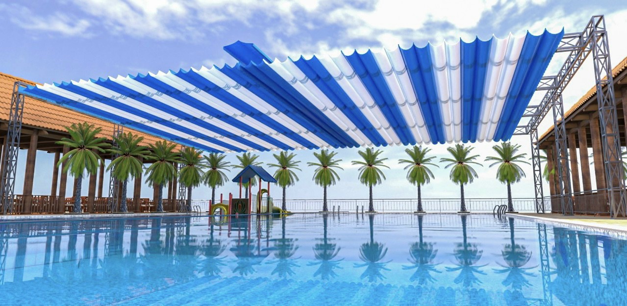 Alternative view of Mái xếp hồ bơi Thủ Đức - HCM