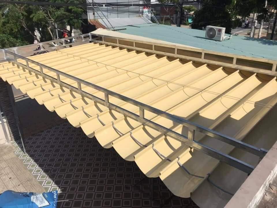 Mái Xếp Nhà Xe Cần Giờ - HCM