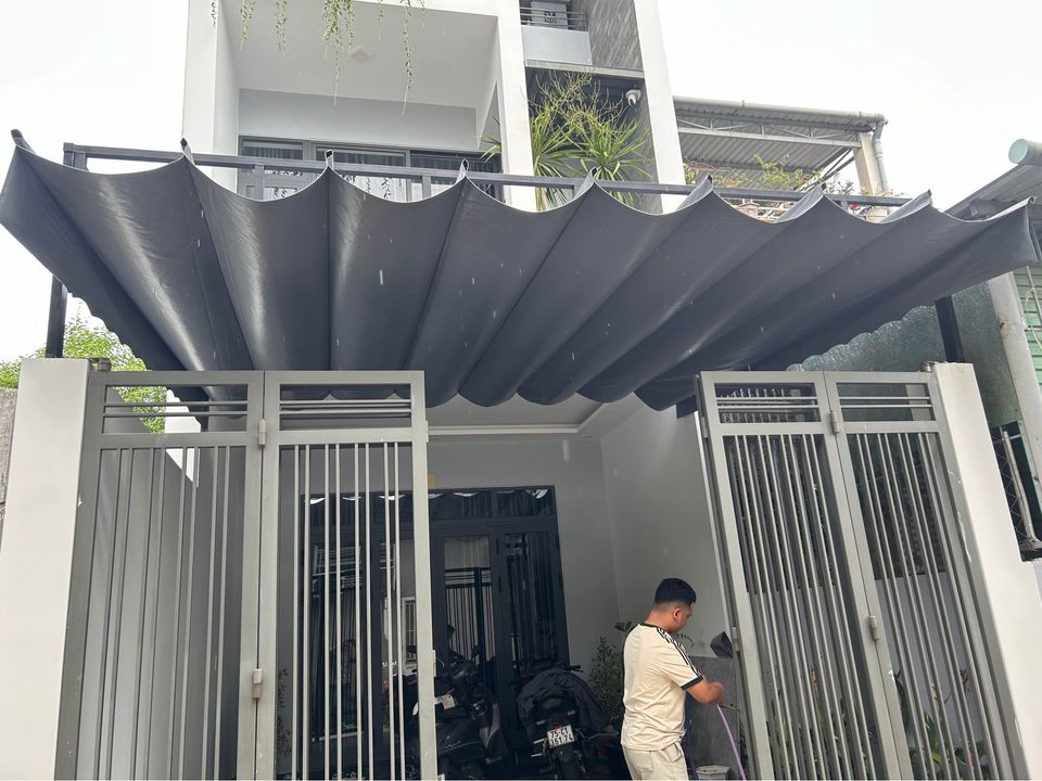 Mái xếp sân nhà Củ Chi - HCM