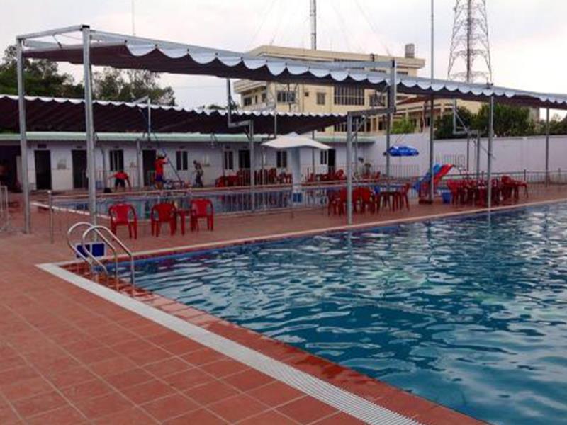 Mái xếp hồ bơi Nhà Bè - HCM