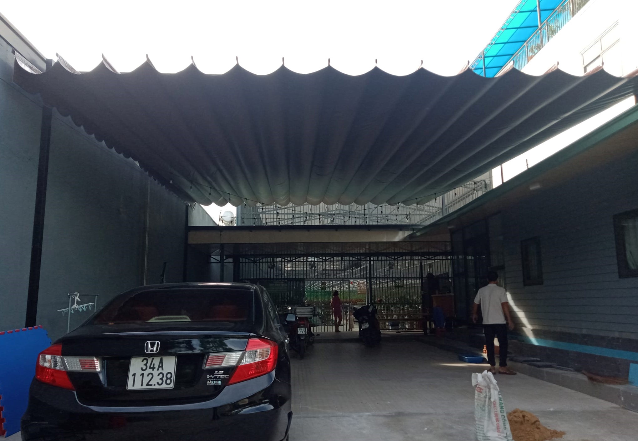 Mái Xếp Nhà Xe Bình Thạnh - HCM