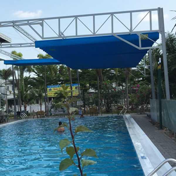 Mái xếp hồ bơi Quận 3 - HCM