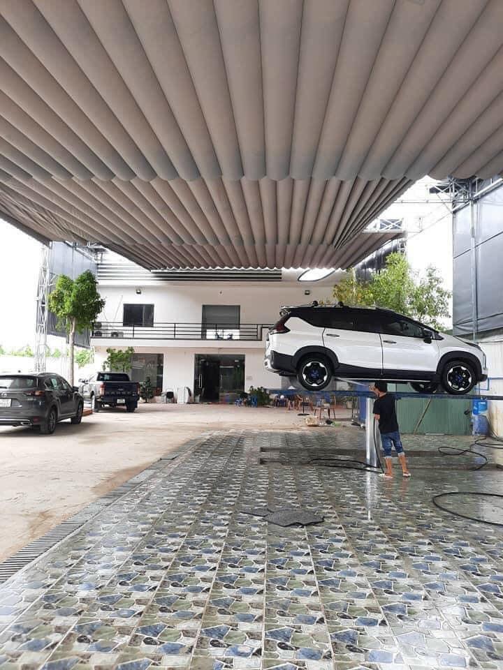 Mái Xếp Nhà Xe Gò Vấp - HCM