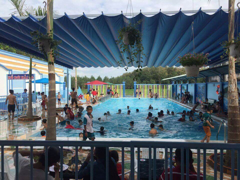 Mái xếp hồ bơi Quảng Ngãi