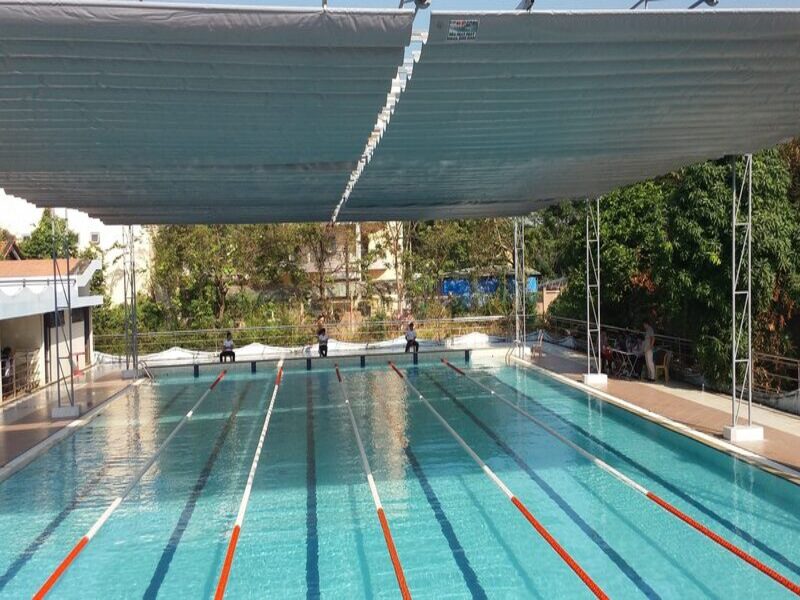 Mái Xếp Hồ Bơi