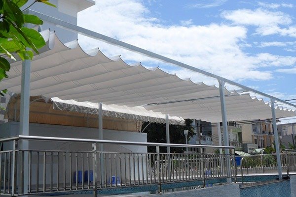 Mái xếp hồ bơi Bình Thạnh - HCM