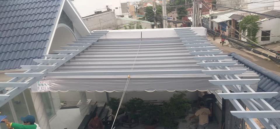 Mái xếp sân nhà Thuận An - Bình Dương