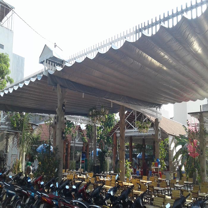 Mái Xếp Nhà Xe Tân Bình - HCM