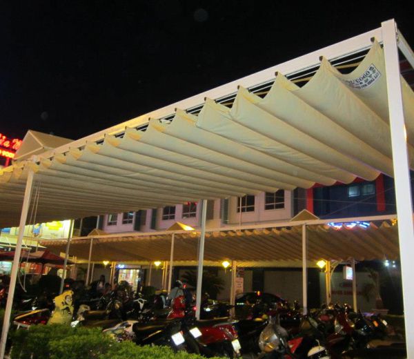 Mái Xếp Nhà Xe Củ Chi - HCM