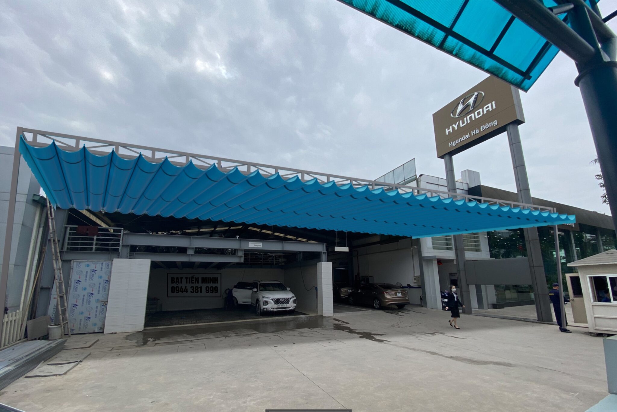 Mái Xếp Nhà Xe Quận 4 - HCM