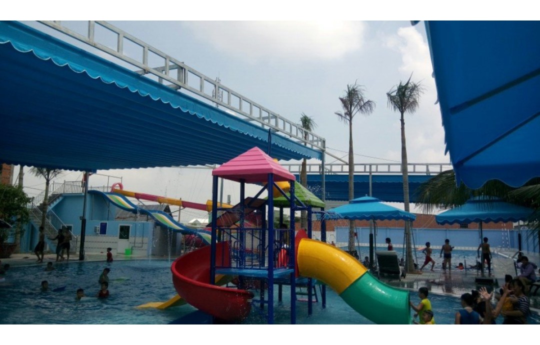 Mái xếp hồ bơi Long Thành - Đồng Nai