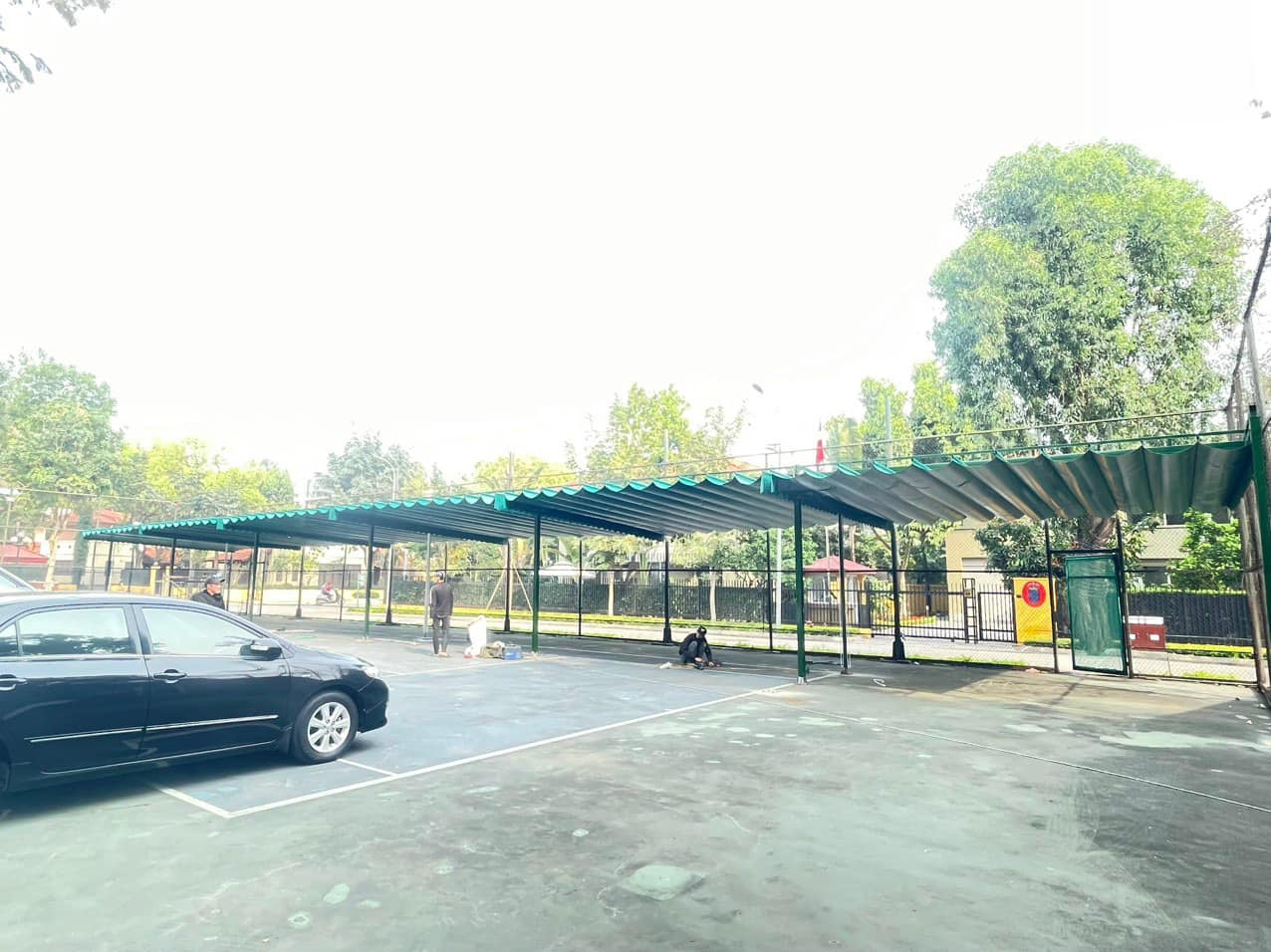 Mái Xếp Nhà Xe Thuận An - Bình Dương