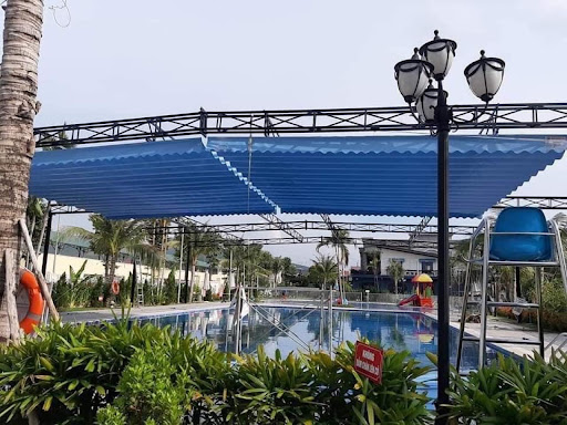 Mái xếp hồ bơi Quận 9 - HCM