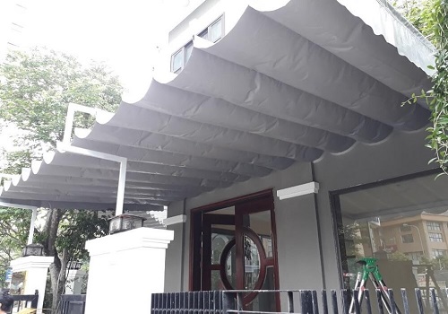 Mái xếp sân nhà Thủ Đức - HCM