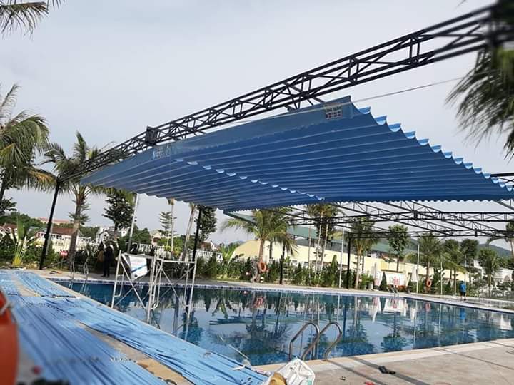 Mái xếp hồ bơi Biên Hòa - Đồng Nai Mái xếp hồ bơi Biên Hòa - Đồng Nai