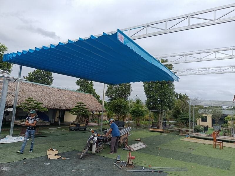 Mái xếp sân nhà Đồng Nai