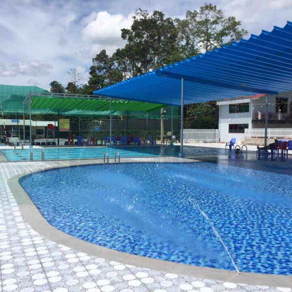 Mái xếp hồ bơi Quận 10 - HCM