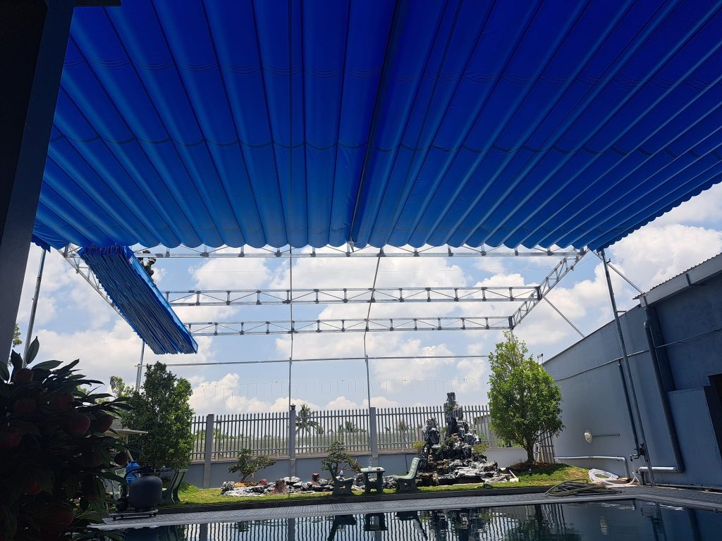 Mái xếp hồ bơi Định Quán - Đồng Nai